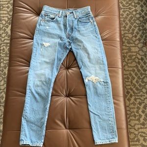 Levi’s 501 Destruct Slim Jeans in Can’t Touch This